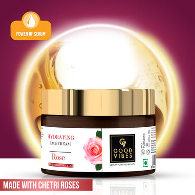 Hydrating Rose Sleeping Mask with Power Of Serum| Dermatologically Tested for Sensitive skin | Made from Chaitri Roses