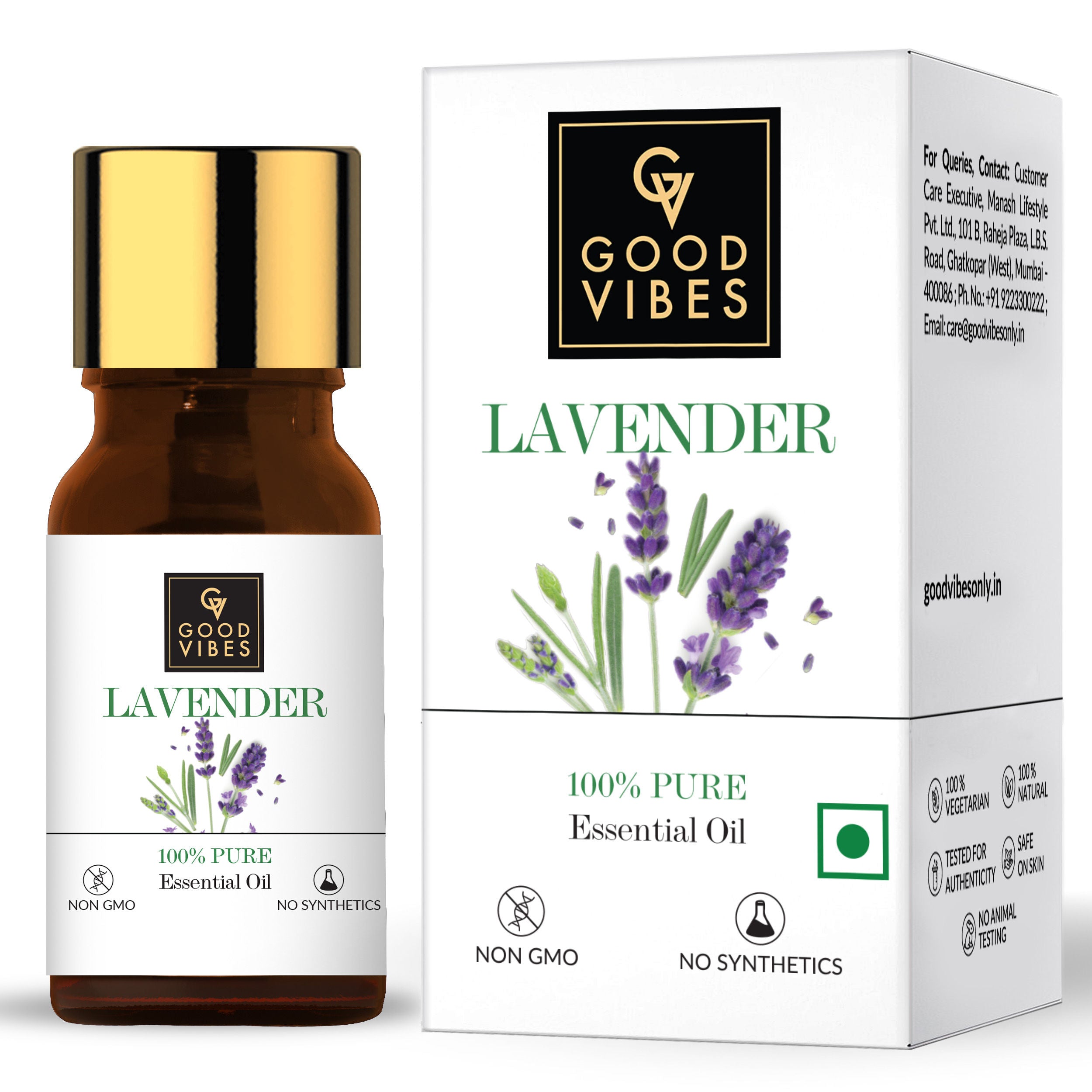 Lavender 100 Pure Essential Oil Good Vibes