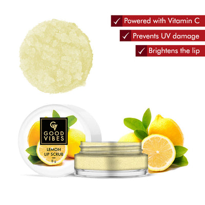 Good Vibes Lip Scrub - Lemon (8 gm) - 3