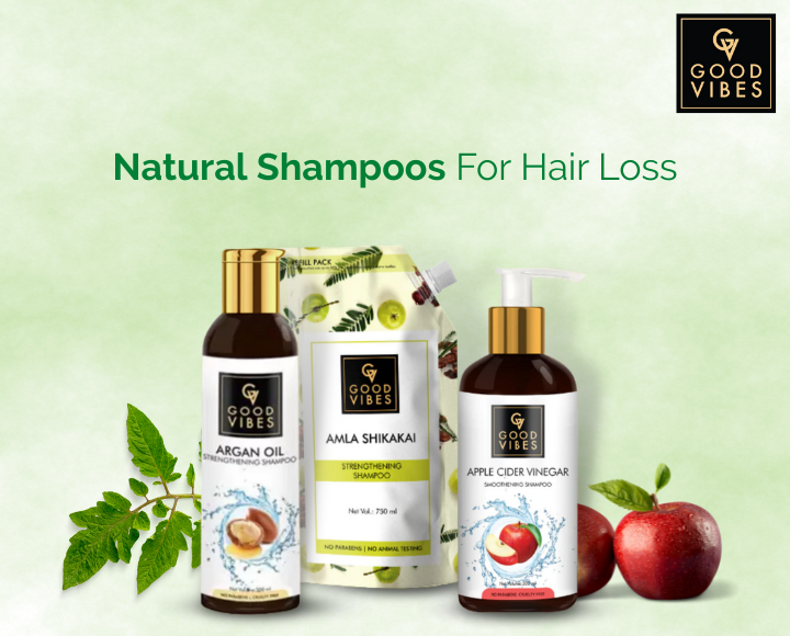 Good Vibes Natural Hair Fall Control Shampoos For Hair Repair & Strong Strands