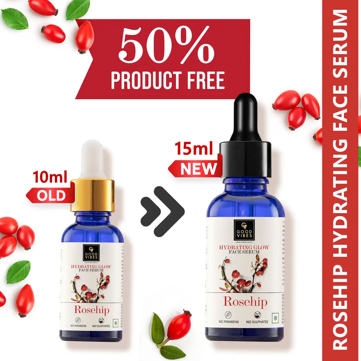Good Vibes Rosehip Hydrating Glow Face Serum