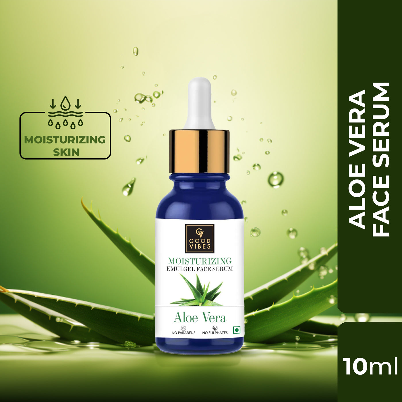 Aloe Vera Moisturizing Emulgel Face Serum (10 ml)