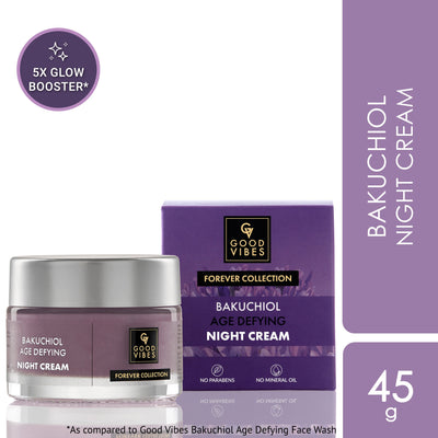 Bakuchiol Age Defying Night Cream | Forever Collection | (45 g)