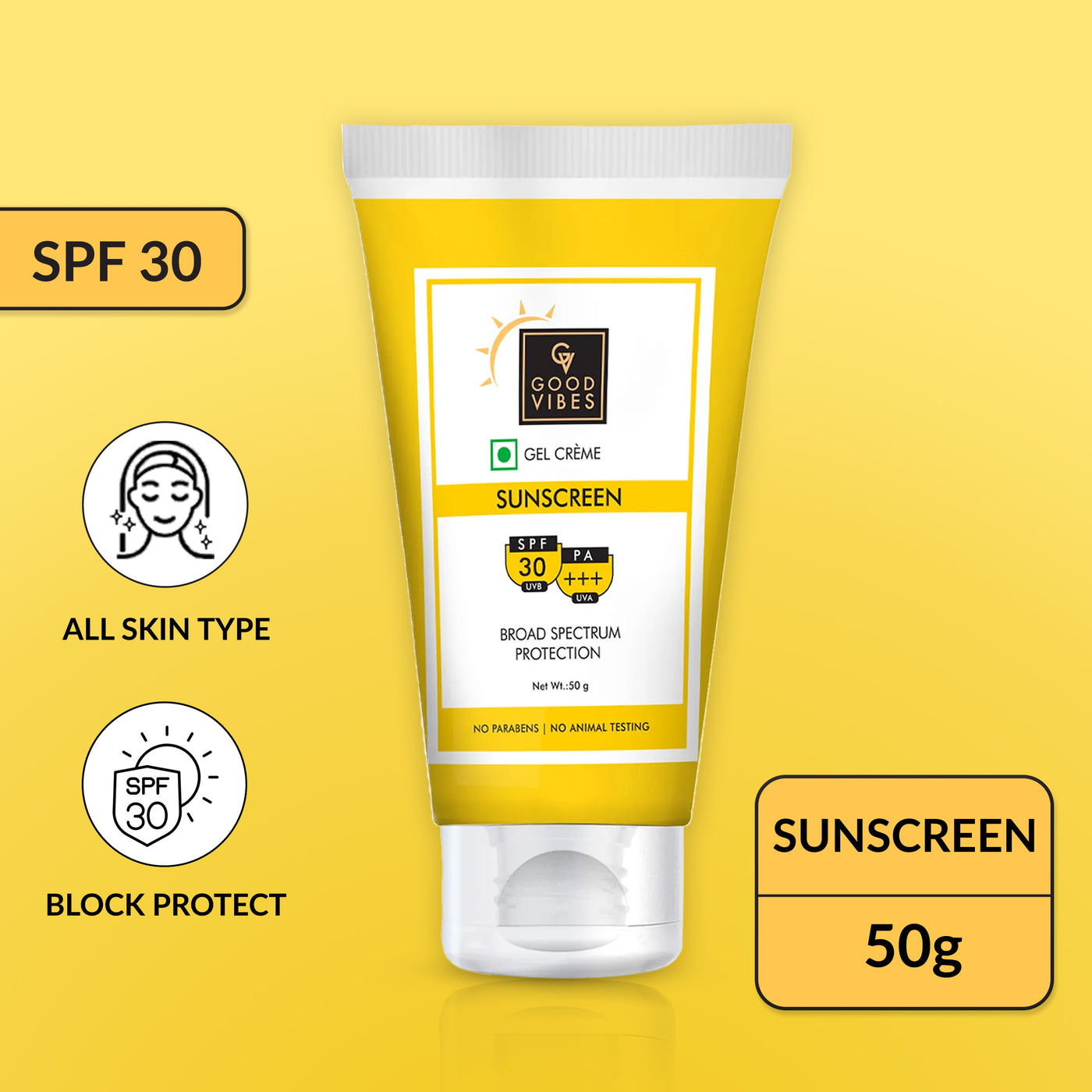 UVA & UVB Protection SPF 30 PA+++ Broad Spectrum Gel Creme