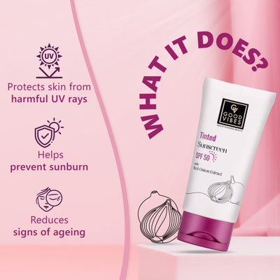 Tinted Red Onion Sunscreen SPF 50