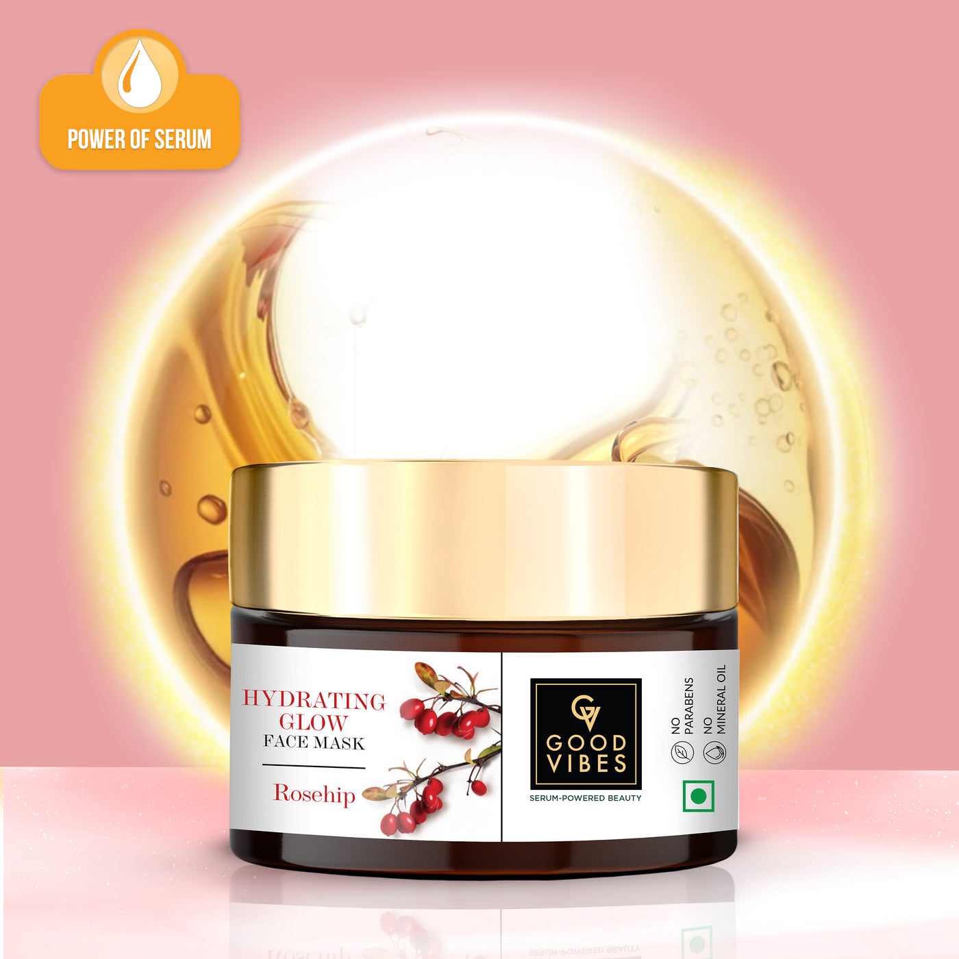 Serum Hydrating Glow Face Mask Rosehip with Power Of Serum (50 g)