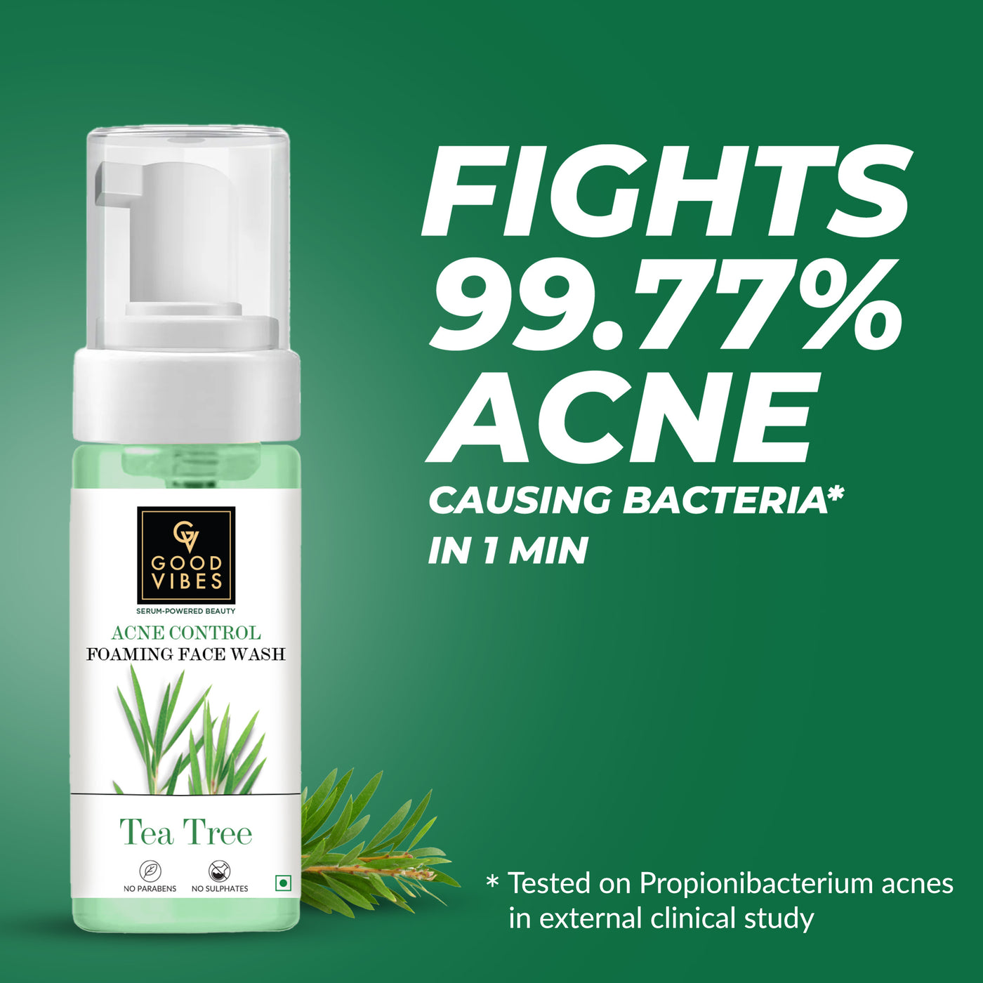 Acne Control Tea Tree Foaming Face Wash