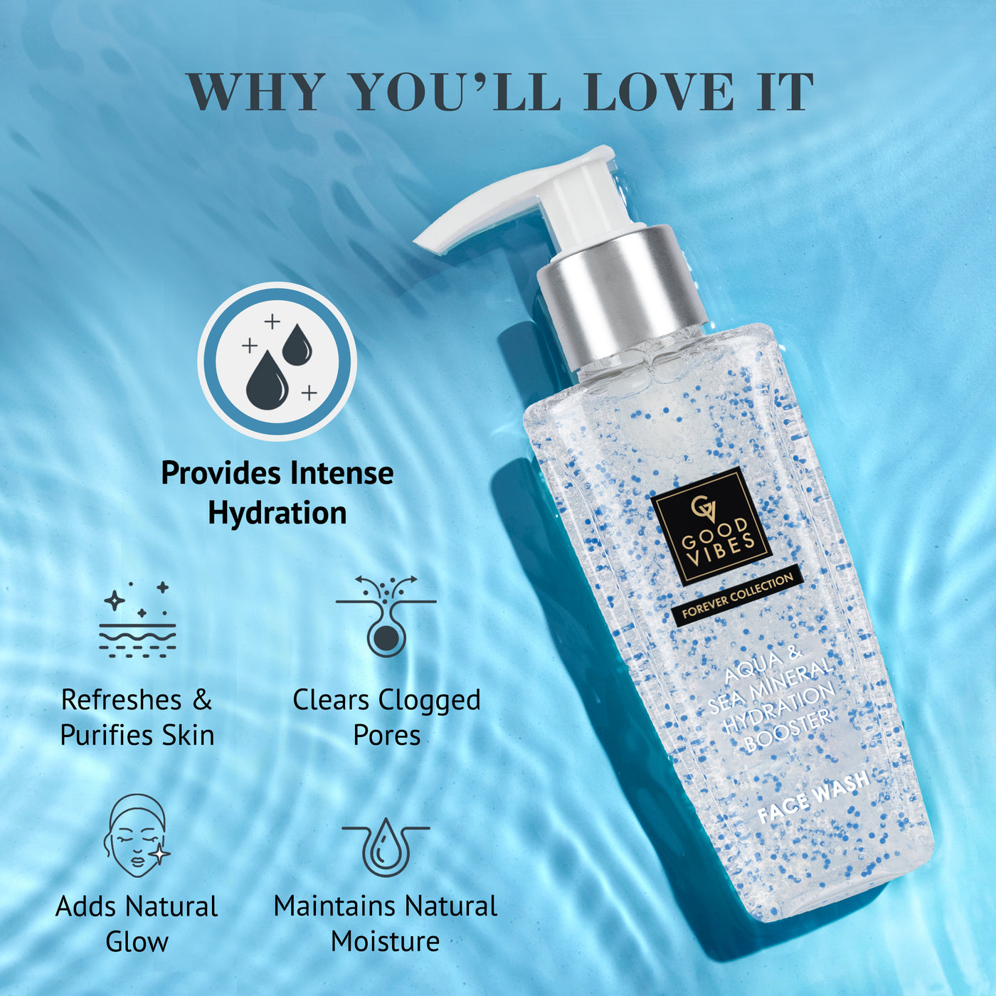 Aqua & Sea Mineral Hydration Booster Face Wash