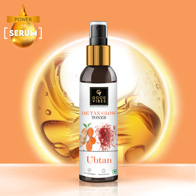 De-Tan Glow Toner Ubtan with Power of Serum