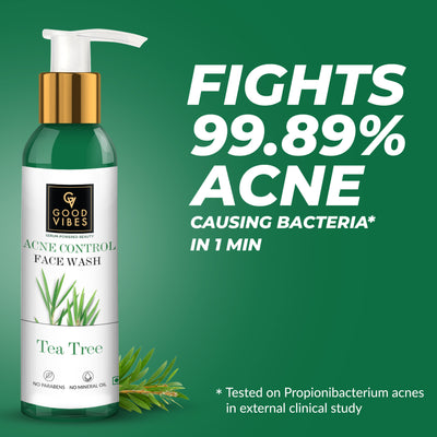 Tea Tree Acne Control Face Wash with Power of Serum