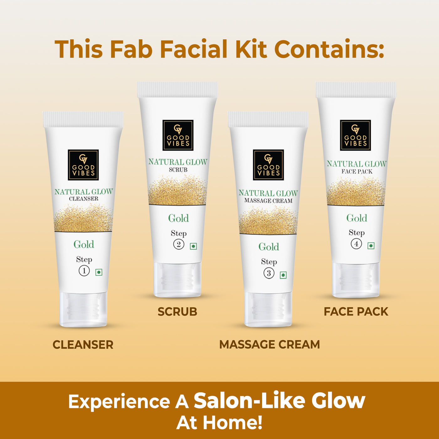 Gold Natural Glow Facial Kit