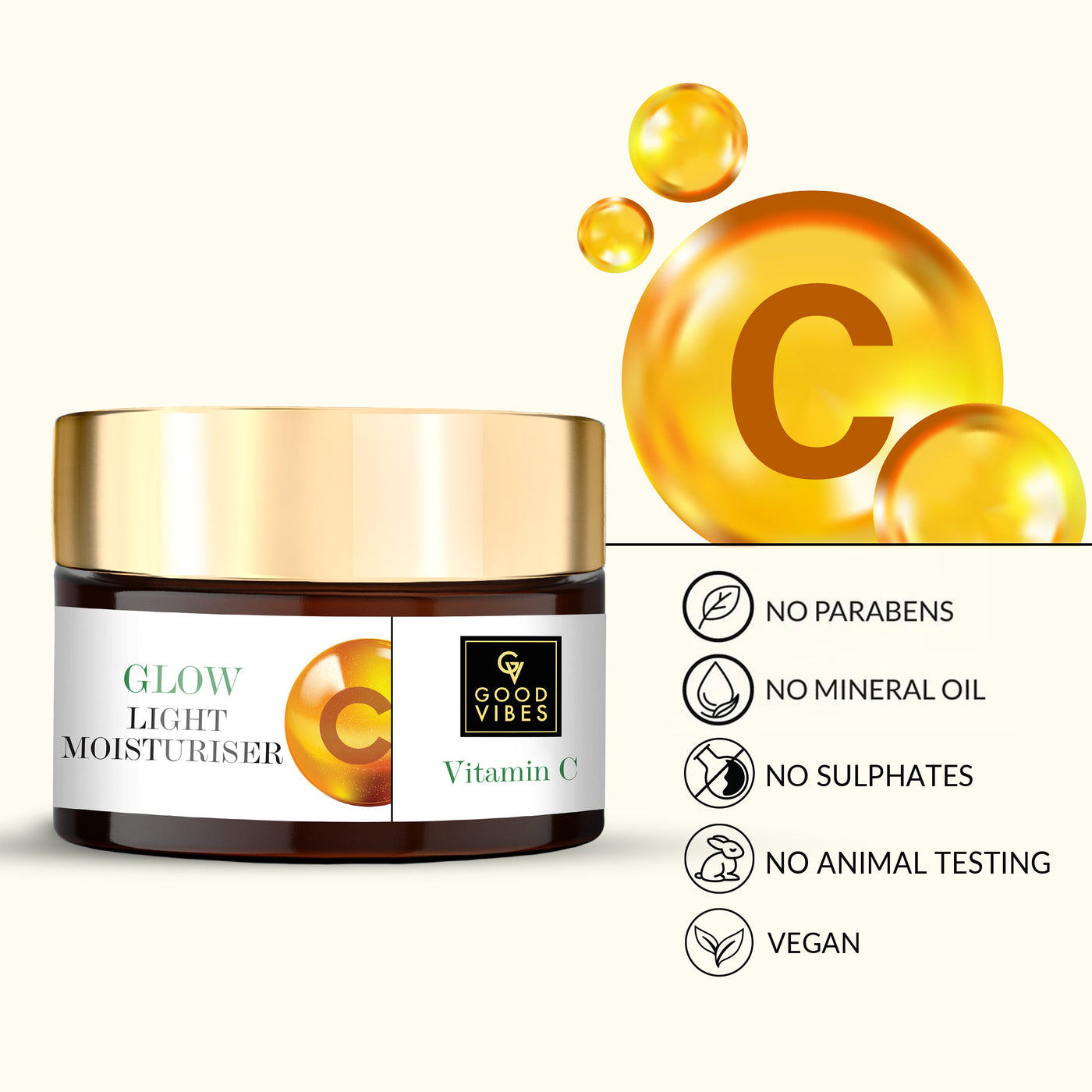 Glow Light Moisturiser - Vitamin C