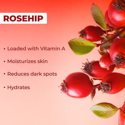 Rosehip Radiant Glow Face Serum with Vit - E
