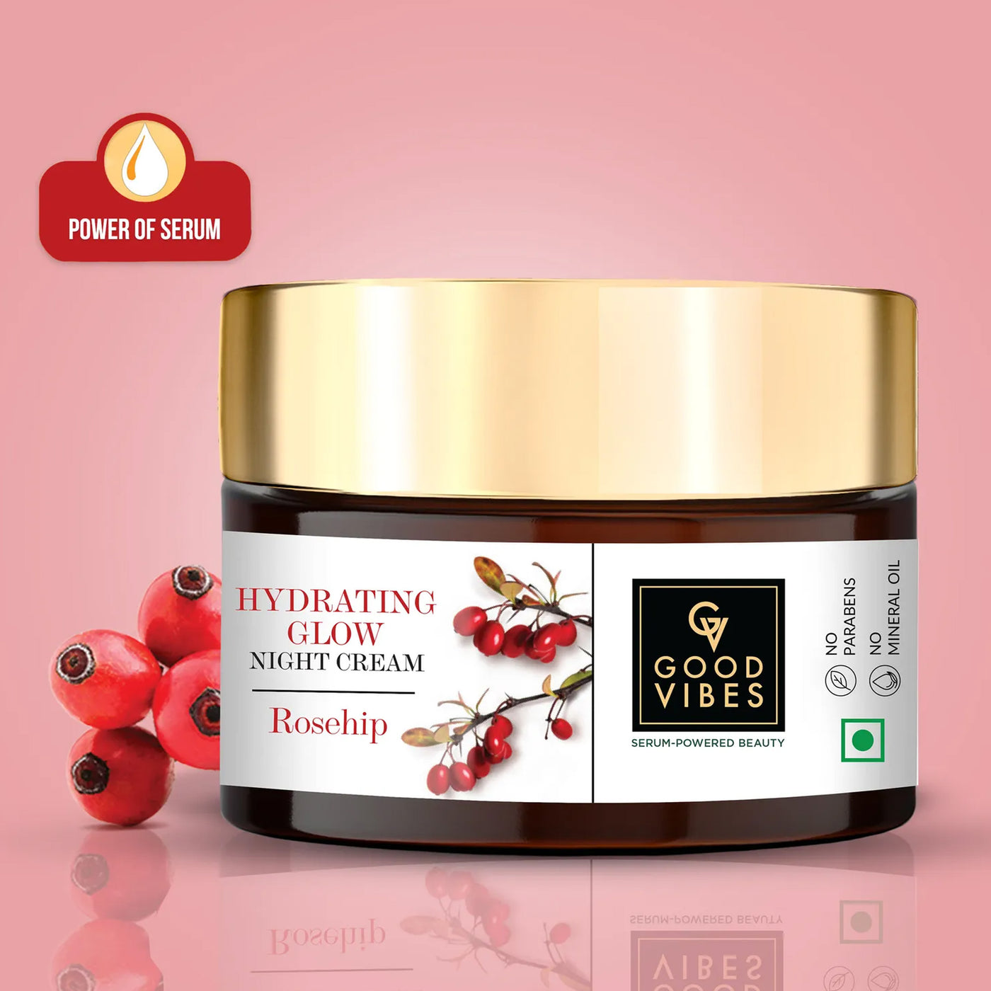 Hydrating glow night cream- Rosehip