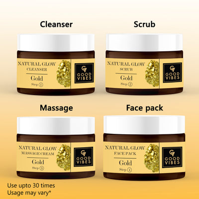 Gold Natural Glow Facial Kit - BUY 1 GET 1 (400g)
