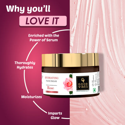 Hydrating Rose Sleeping Mask with Power Of Serum| Dermatologically Tested for Sensitive skin | Made from Chaitri Roses