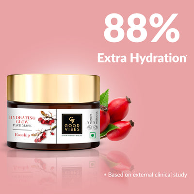 Serum Hydrating Glow Face Mask Rosehip with Power Of Serum (50 g)