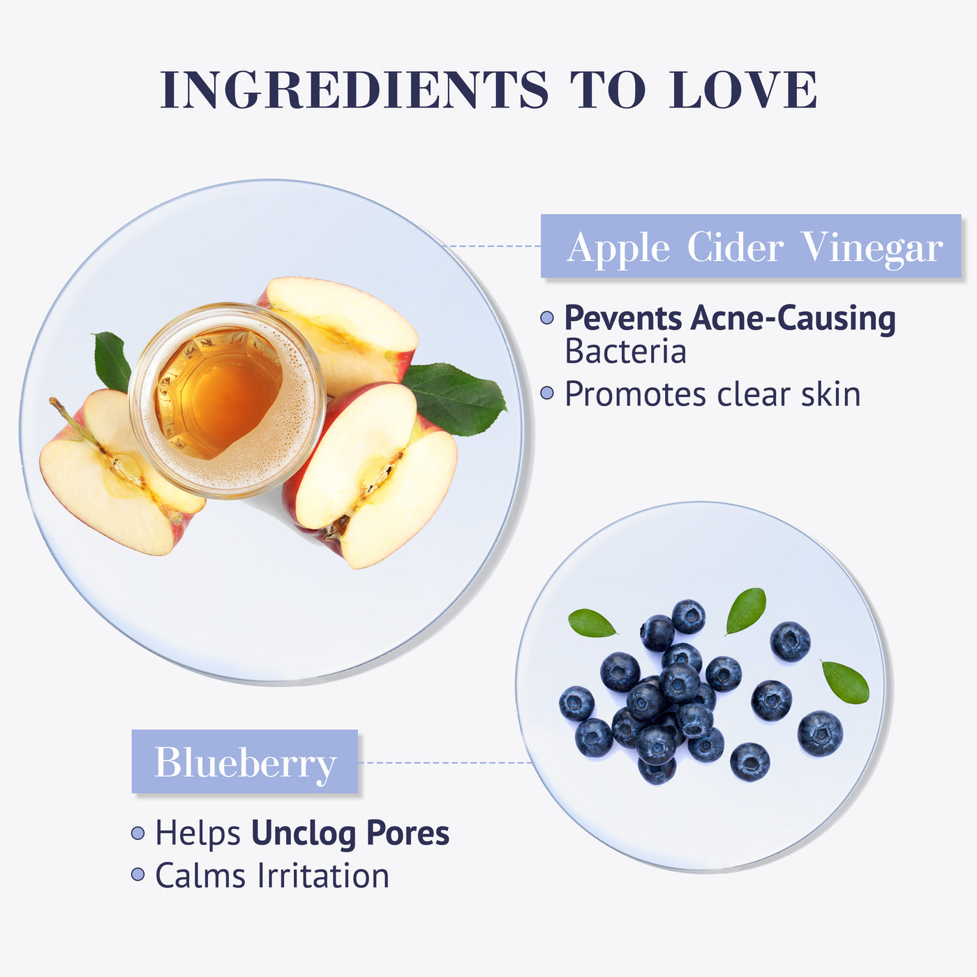 Apple Cider Vinegar & Blueberry Anti Acne Face Wash