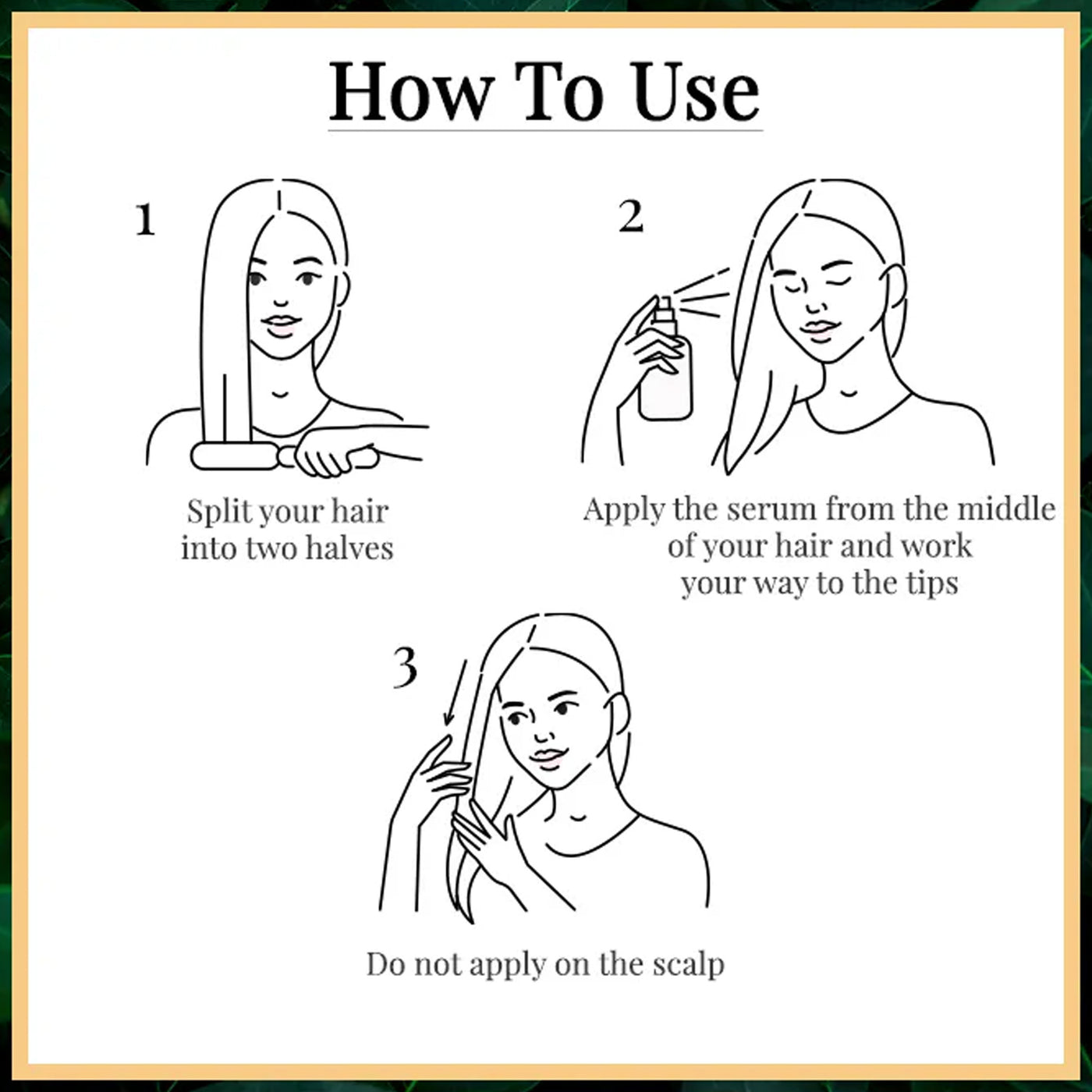 Argan Oil Hair Serum for Frizz Control