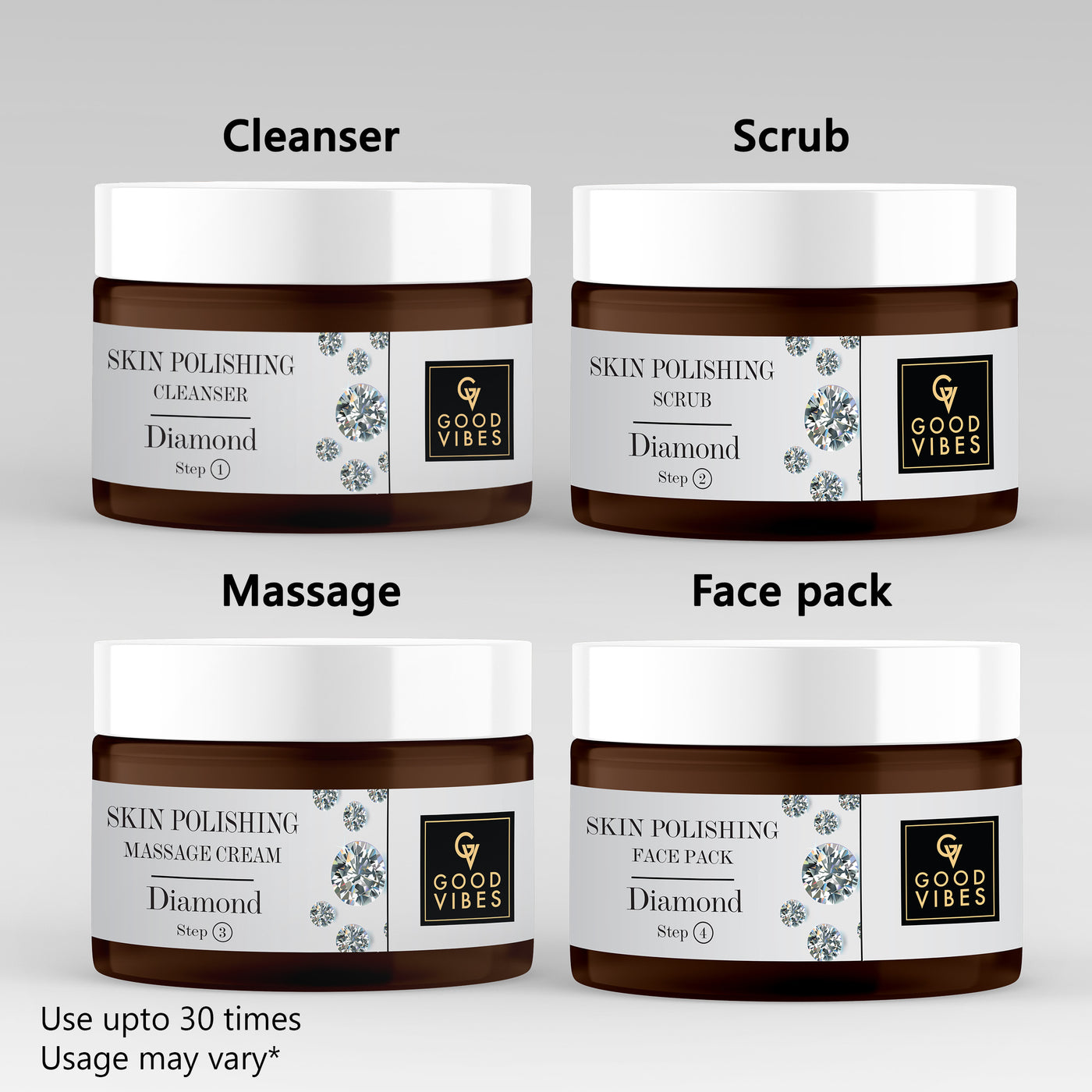 Diamond Skin Polishing Facial Kit - BUY 1 GET 1(400g)