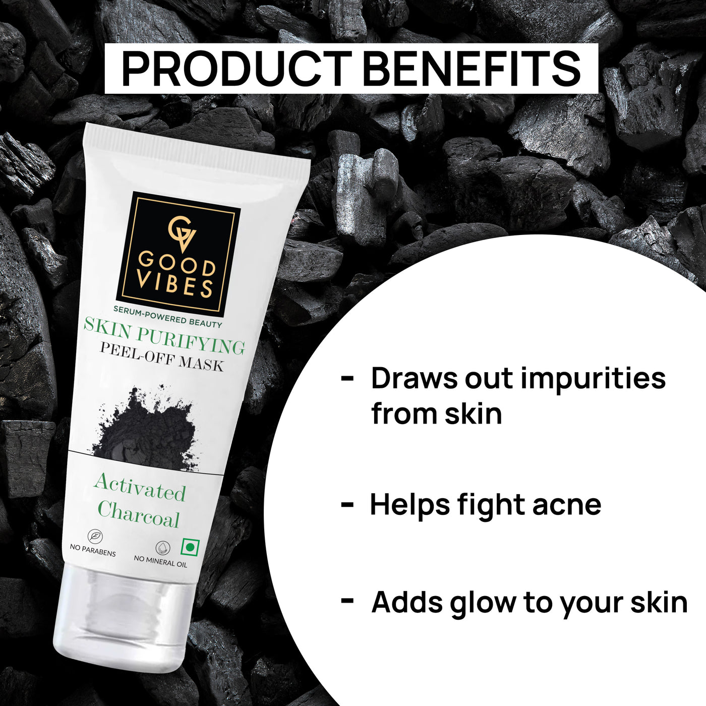 Skin Purifying Peel Off Mask - Charcoal