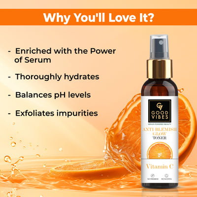 Anti Blemish Glow Toner Vitamin C with Power of Serum