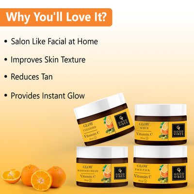Vitamin C Glow Facial Kit - BUY 1 GET 1(400g)