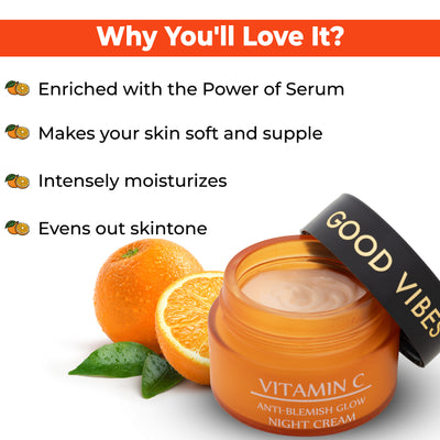 Anti Blemish Glow Vitamin C Night Cream - 80g