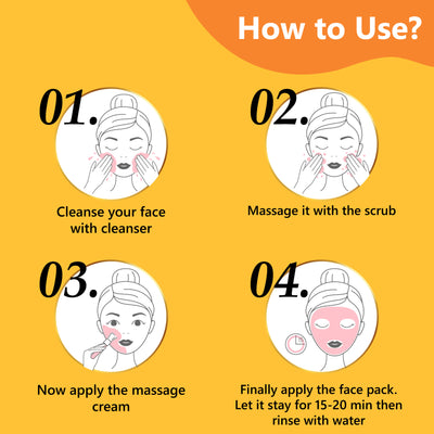 Vitamin C Glow Facial Kit - BUY 1 GET 1(400g)