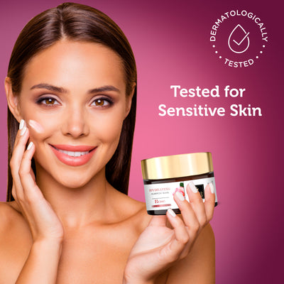 Hydrating Rose Face Cream with Power Of Serum|Dermatologically Tested for Sensitive skin | Made from Chaitri Roses