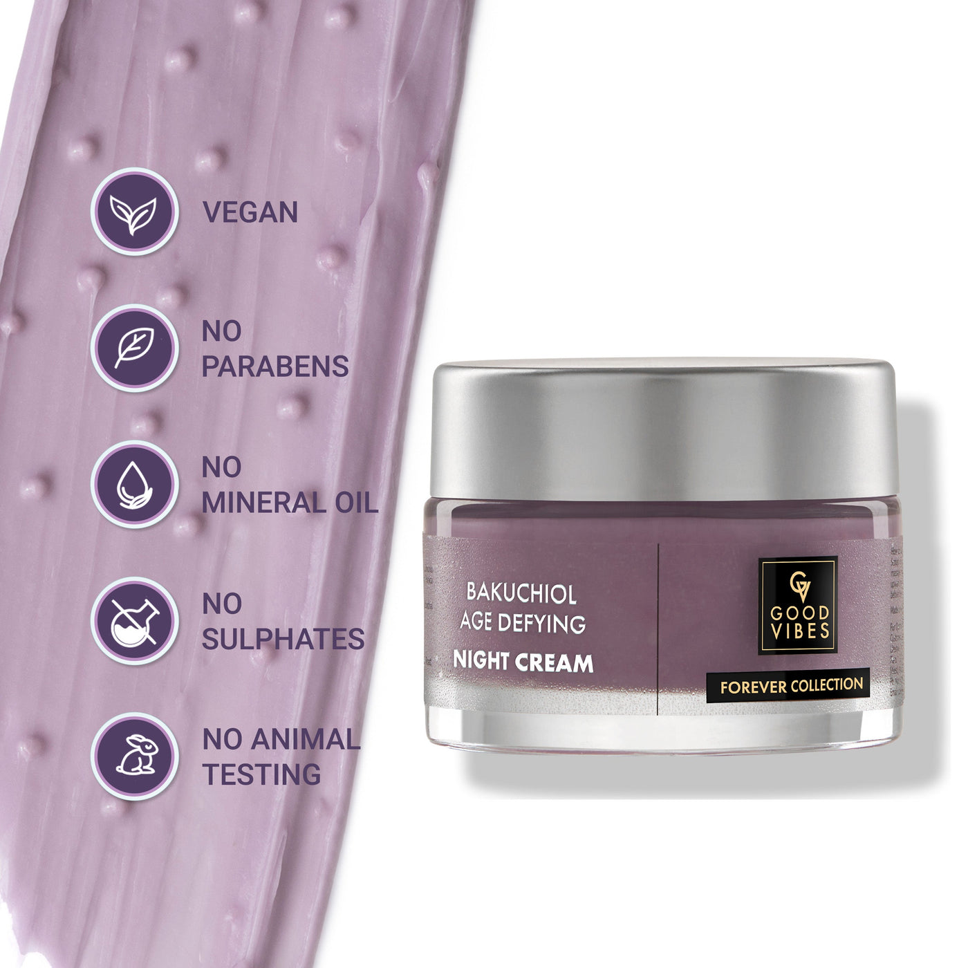 Bakuchiol Age Defying Night Cream | Forever Collection | (45 g)