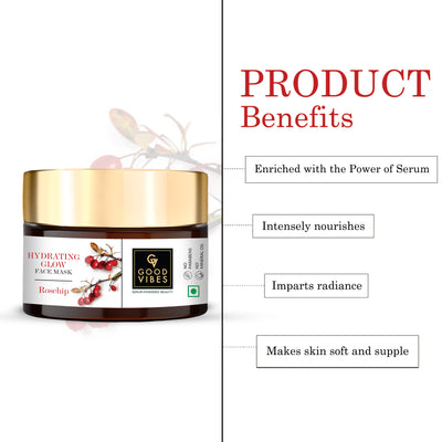 Serum Hydrating Glow Face Mask Rosehip with Power Of Serum (50 g)