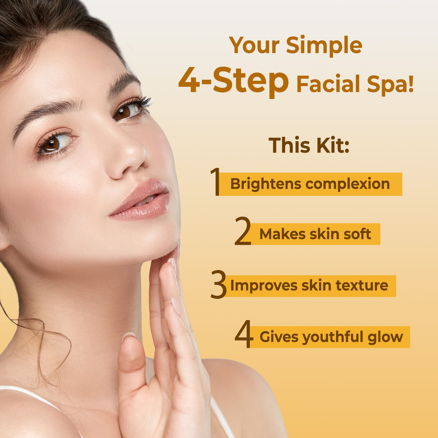 Gold Natural Glow Facial Kit