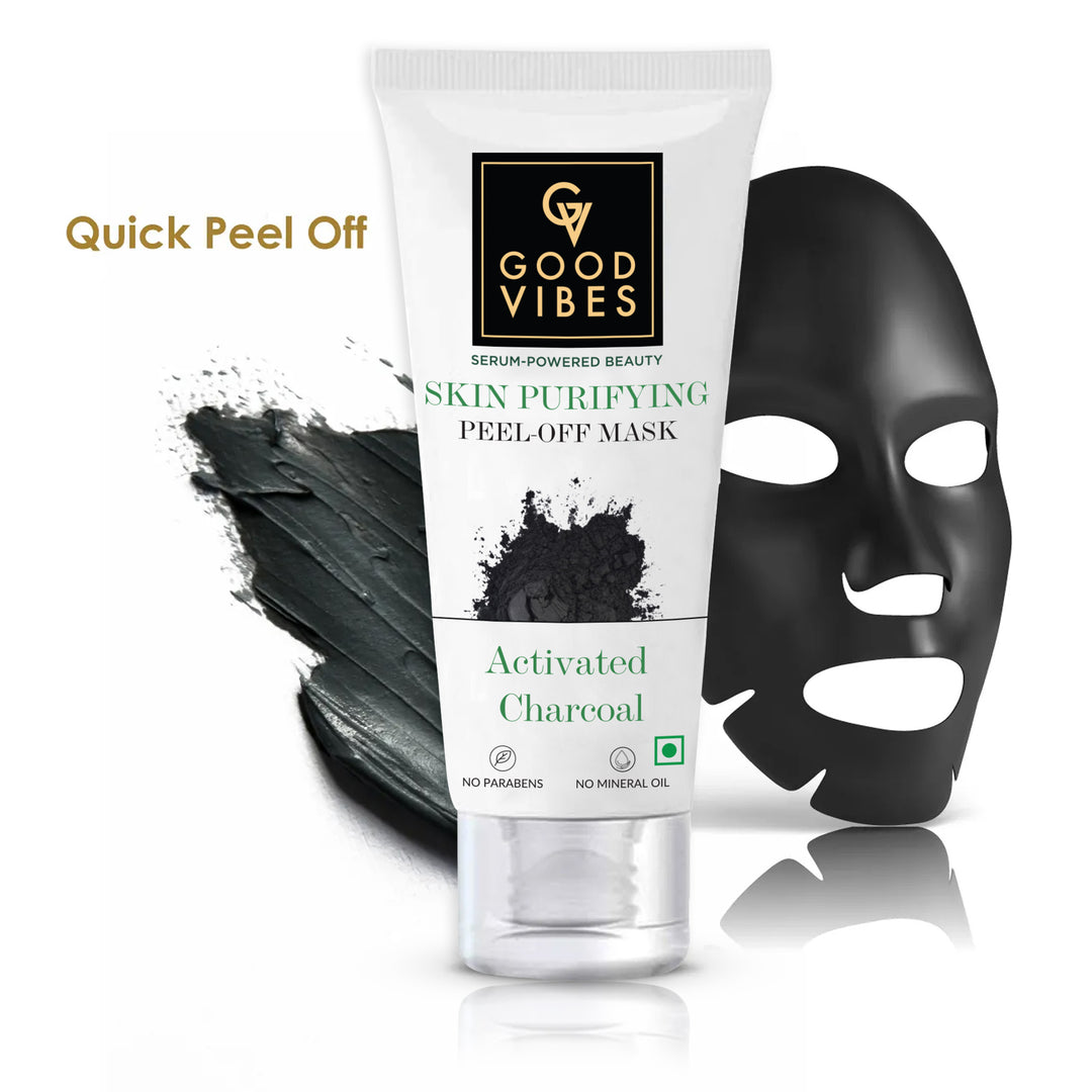 Buy Good Vibes Peel Off Mask - Activated Charcoal (100 gm)