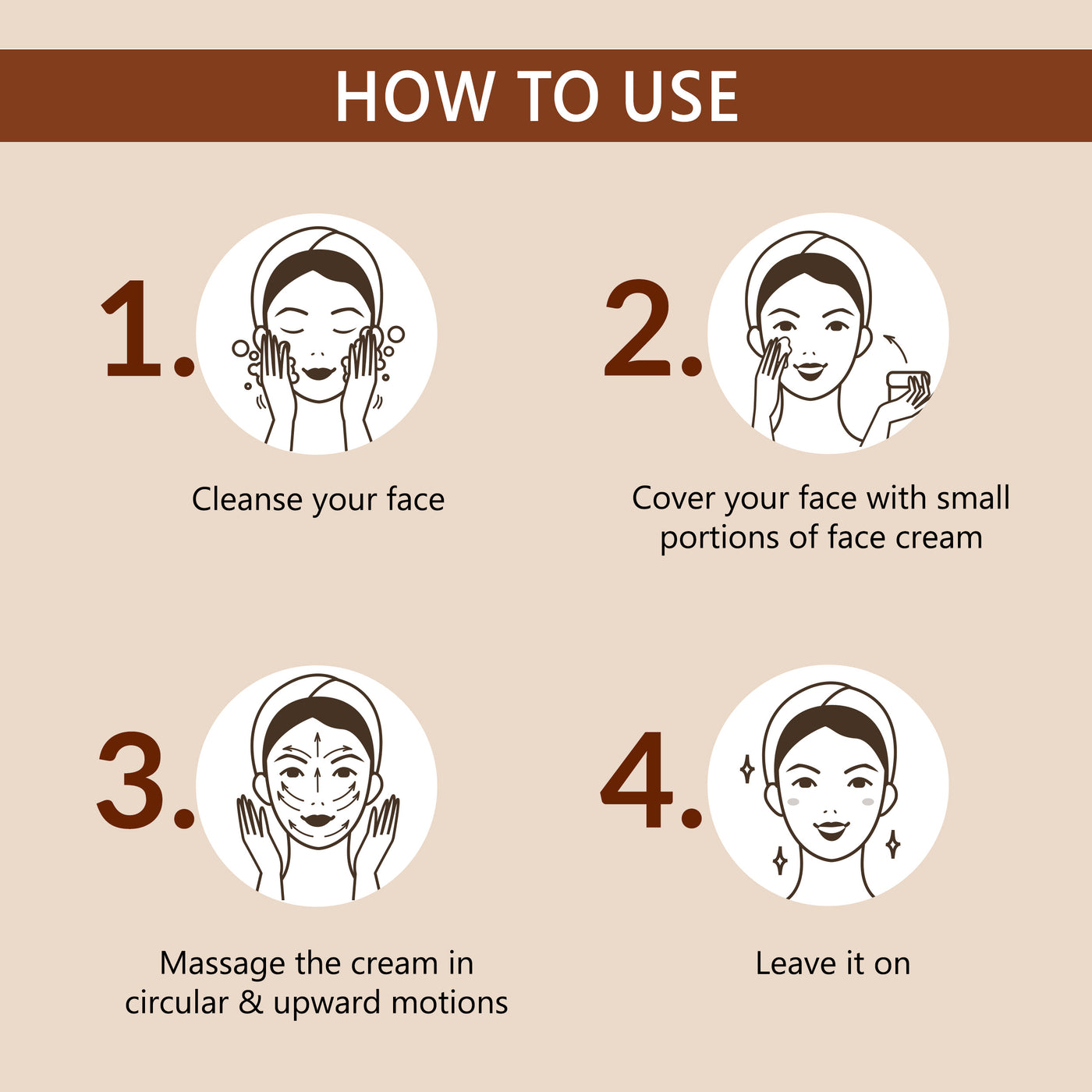 Brightening Face Cream - Coconut (50 g)