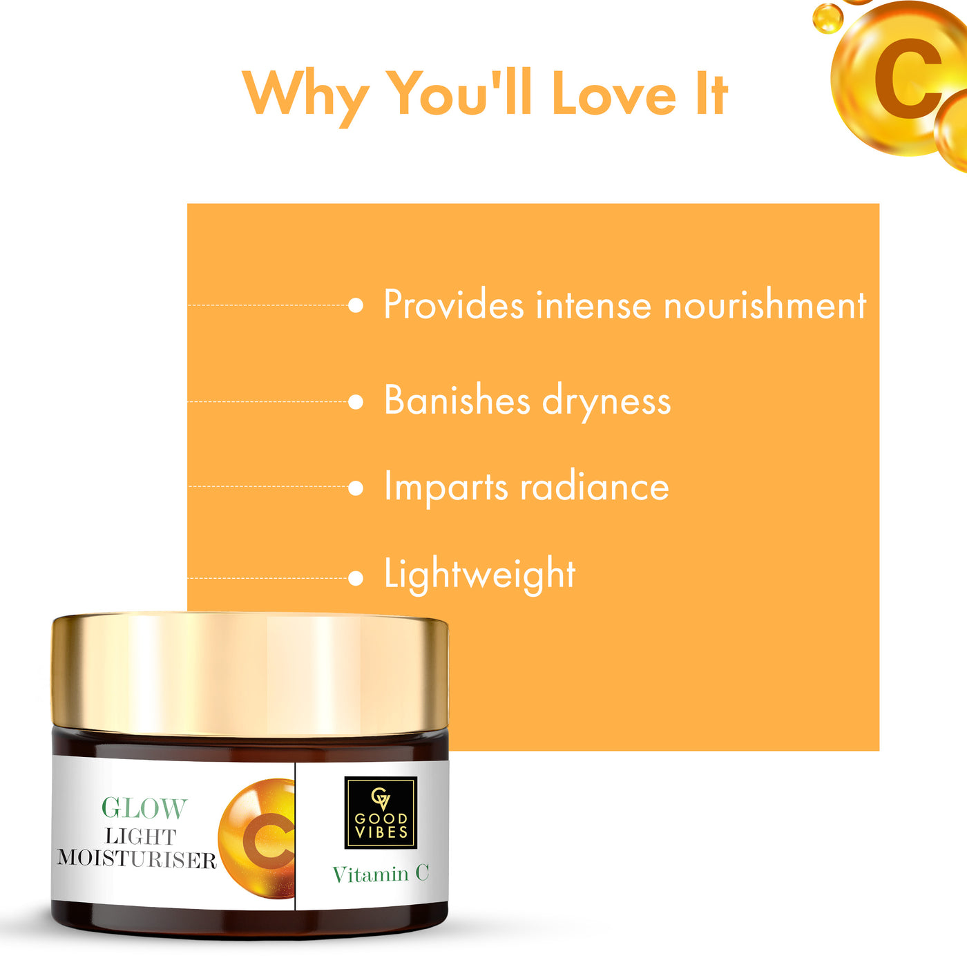 Glow Light Moisturiser - Vitamin C