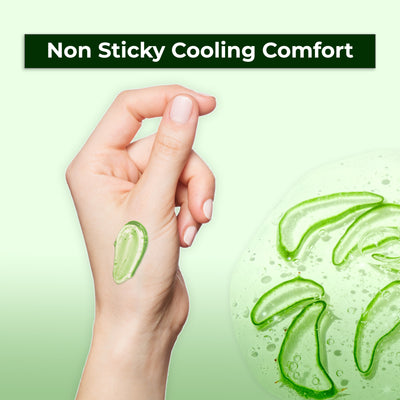 Aloe Vera Cooling Gel Body Lotion| Instant Cooling Sensation | Non Sticky Comfort