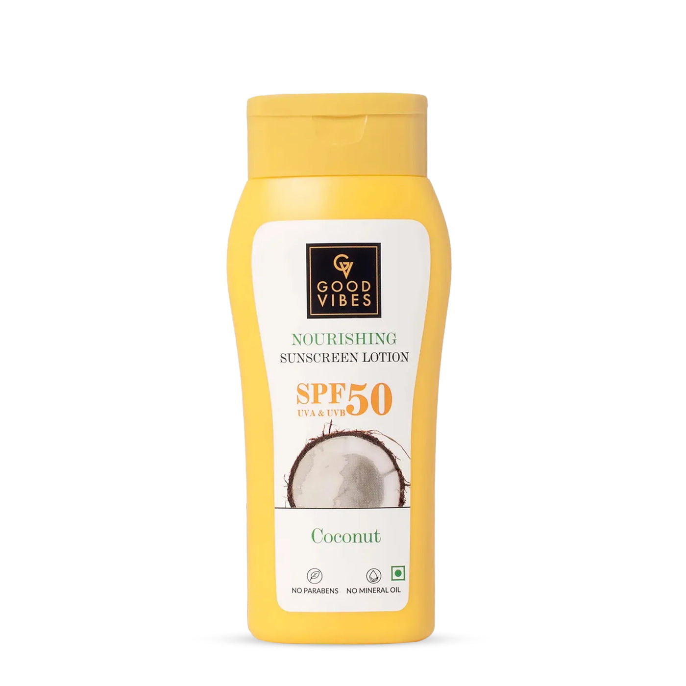 Coconut Nourishing Sunscreen Lotion SPF 50, With Lime & Rosemary Leaf Oil