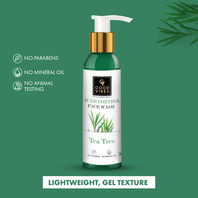 Tea Tree Acne Control Face Wash with Power of Serum