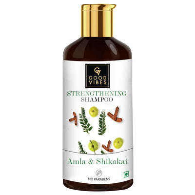 Amla Shikakai Strengthening Shampoo | With Neem | Hair Growth, Shine