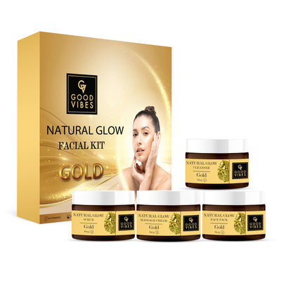 Gold Natural Glow Facial Kit - BUY 1 GET 1 (400g)