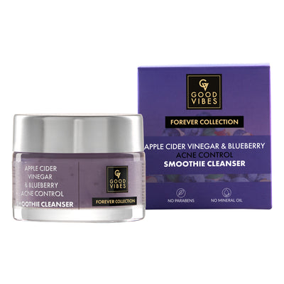 Apple Cider Vinegar & Blueberry Anti Acne Smoothie Cleanser | Forever Collection | (45g)