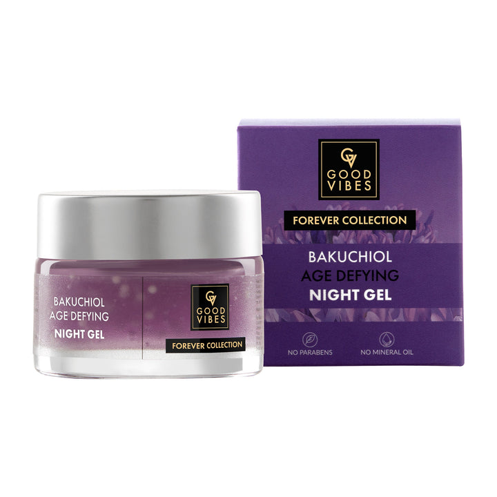 Buy Good Vibes Bakuchiol Age Defying Night Gel|Natural Retinol