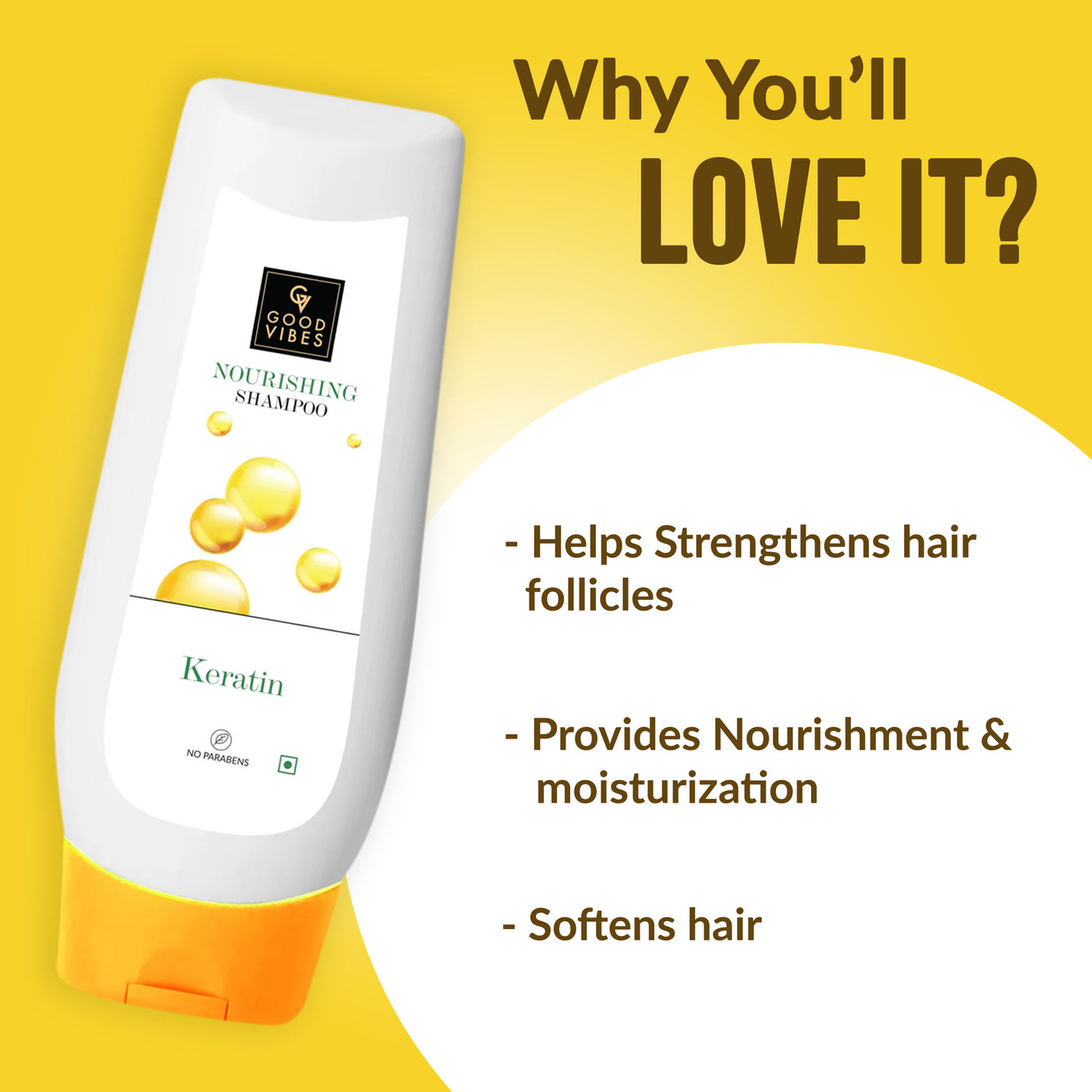 Keratin Nourishing Shampoo With Argan Oil  (200 ml)