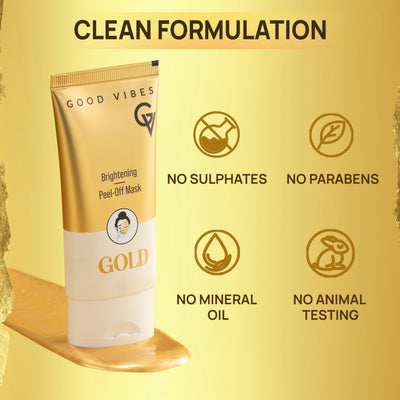 Good Vibes New & Improved Gold Brightening Peel Off Mask (50 g)