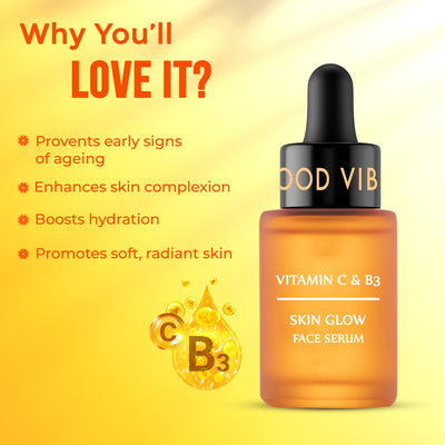 Vitamin C & B3 Skin Glow Face Serum - 30 ml