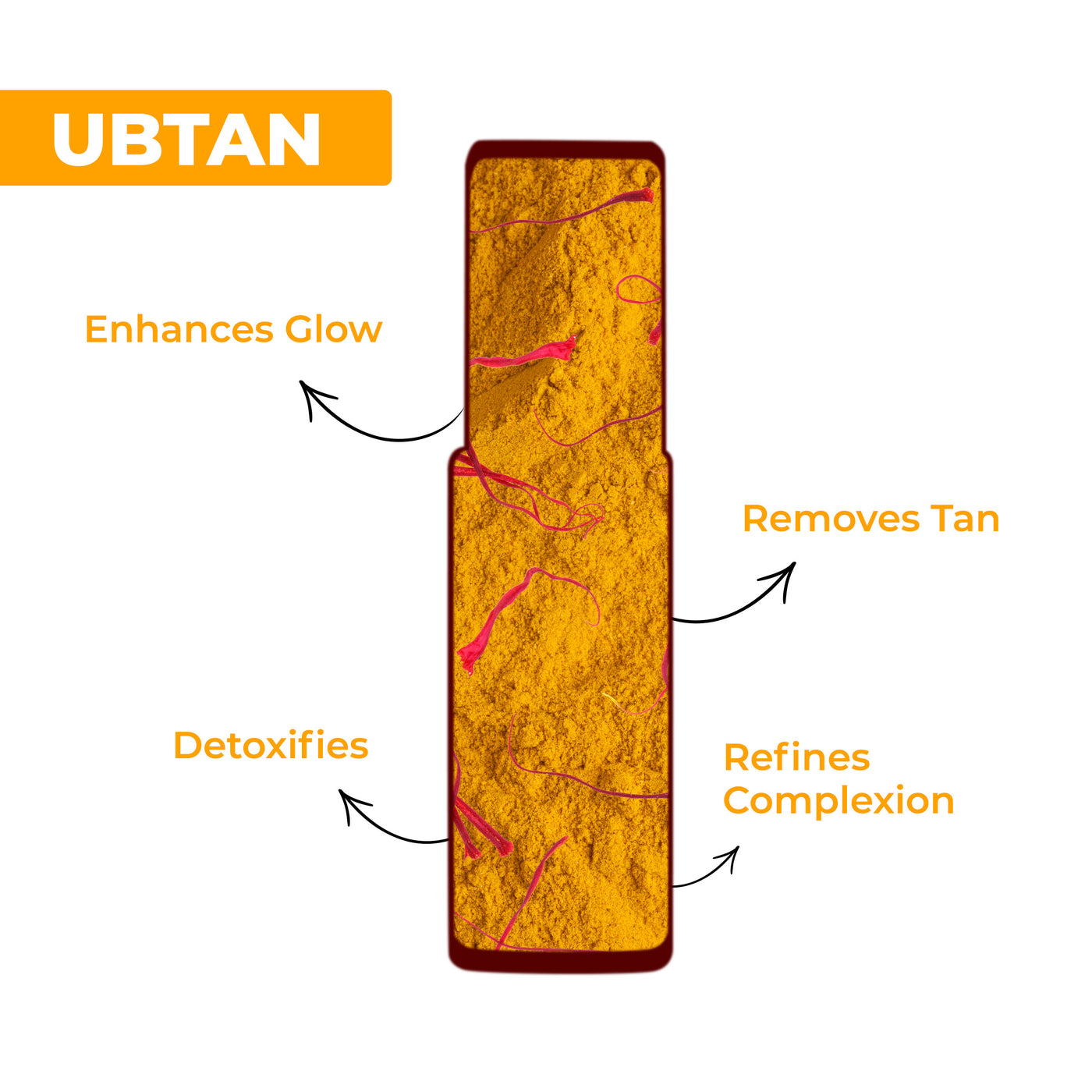 De Tan Glow Ubtan Foaming Face Wash with Deep Cleansing Brush (150ml)