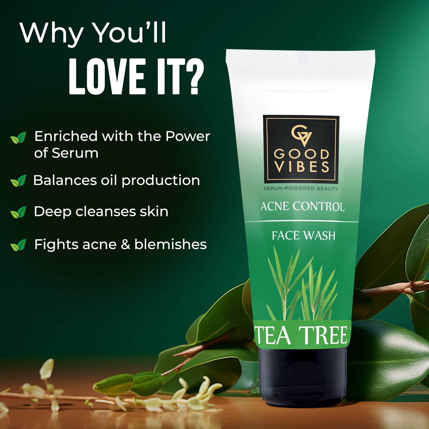 Acne Control Tea Tree Facewash (100ml)