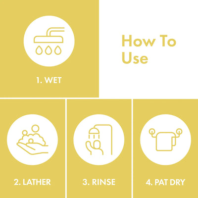 Chamomile Moisture Rich Shower Gel | (Body Wash) Soothing, Moisturizing, Certified Fragrance
