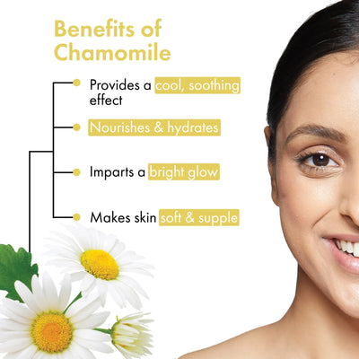 Chamomile Moisture Rich Shower Gel | (Body Wash) Soothing, Moisturizing, Certified Fragrance